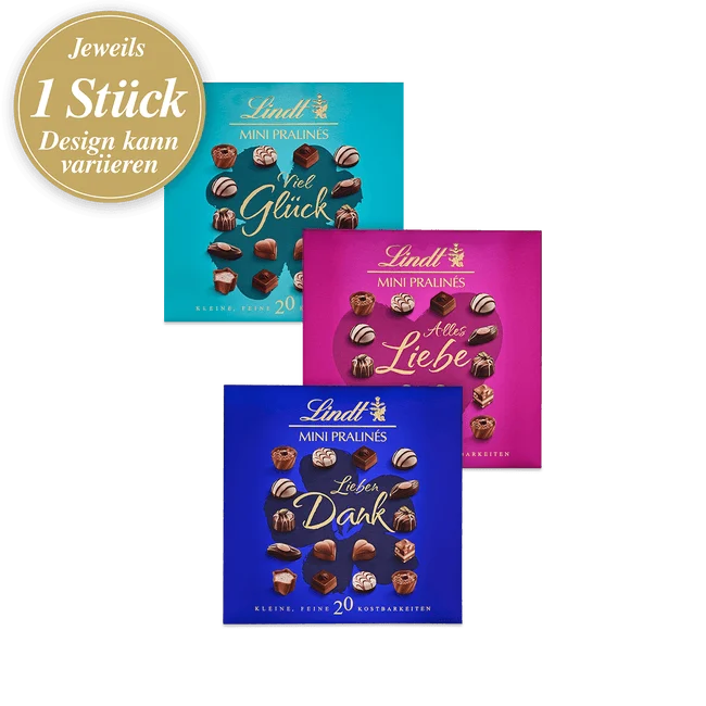 LINDT Mini Pralinés – Produktabbildung